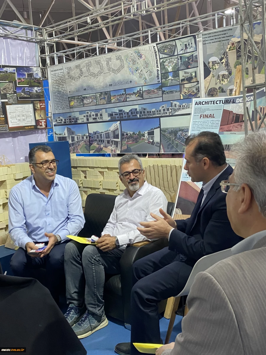 گزارش تصویری از روز چهارم حضور دانشگاه ملی مهارت استان مازندران در نمایشگاه صنعت ساختمان 7