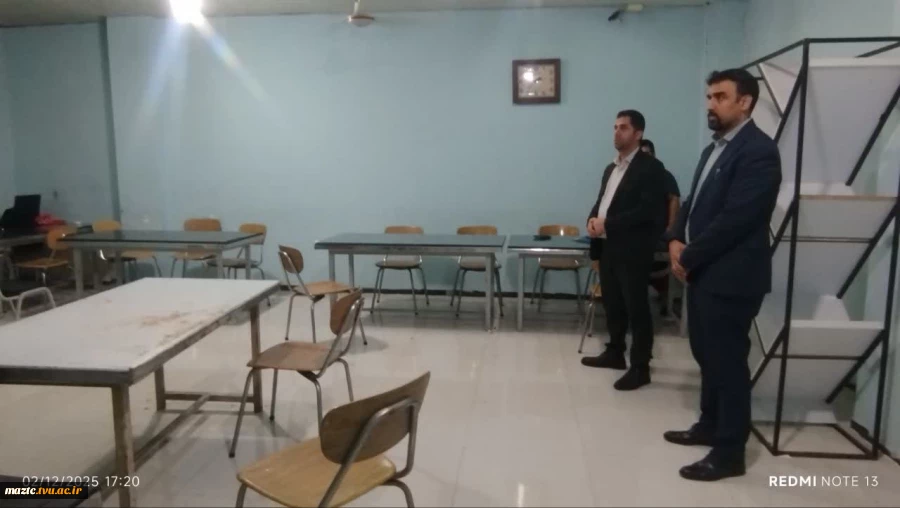 بازدید دکتر نعمت‌اله عسکری از خوابگاه دریا دانشکده ملی مهارت امام محمد باقر (ع) ساری
 2