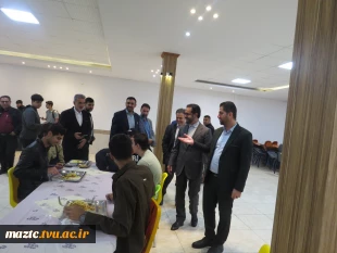 درحاشیه برگزاری مراسم گرامیداشت روز دانشجو صورت گرفت 
حضور معاون استاندار مازندران در "سلف سرویس" دانشگاه  2