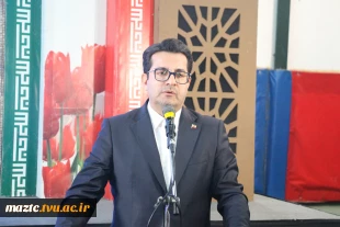 مراسم روز دانشجو شهرستان محمودآباد با حضور معاون تشریفات نهاد ریاست جمهوری به میزبانی دانشکده ملی مهارت محمودآباد برگزار شد 9