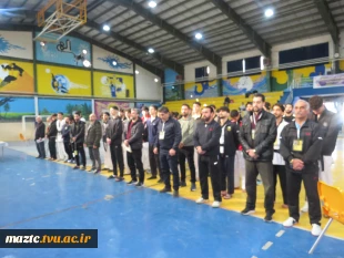 دومین روز برگزاری مسابقات انتخابی هفدهمین دوره المپیاد ورزشی  دانشگاه ها و موسسات آموزش عالی منطقه ۲ کشور در دانشگاه ملی مهارت مازندران  4