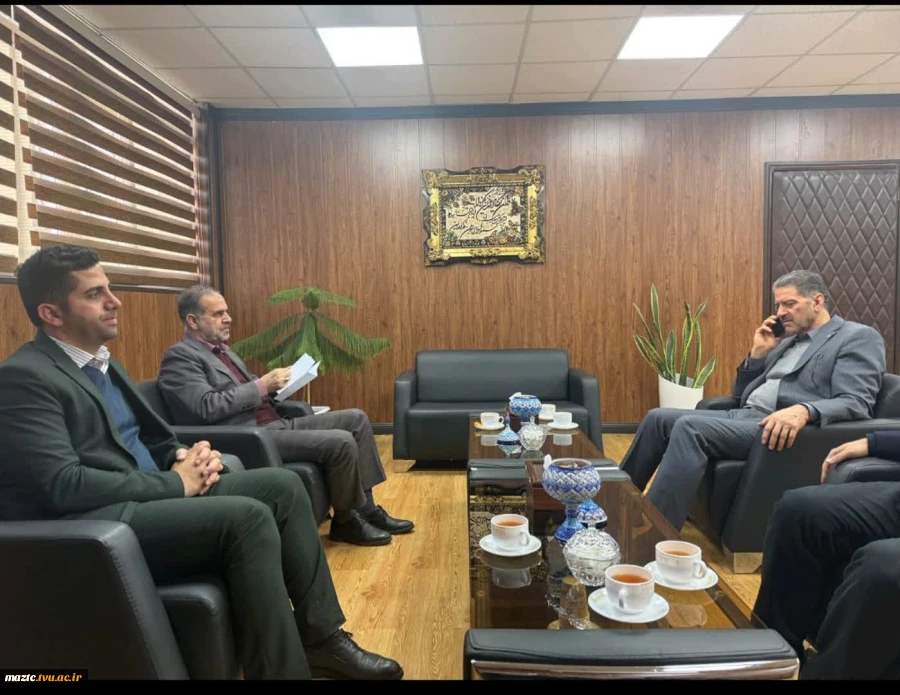 دیدار دکتر نعمت اله عسکری رئیس دانشگاه ملی مهارت این استان، به همراه دکتر فیاضی، نماینده محترم مردم شریف شهرستان نور و محمودآباد در مجلس شورای اسلامی با رئیس دانشگاه ملی مهارت 2