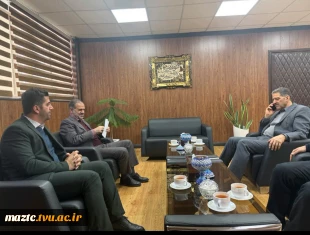 دیدار دکتر نعمت اله عسکری رئیس دانشگاه ملی مهارت این استان، به همراه دکتر فیاضی، نماینده محترم مردم شریف شهرستان نور و محمودآباد در مجلس شورای اسلامی با رئیس دانشگاه ملی مهارت 3