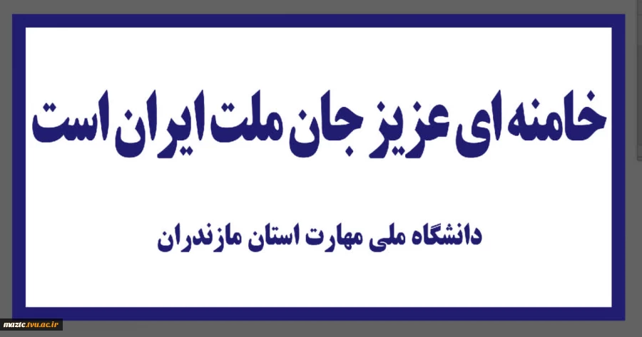 خامنه ای جان ملت ایران است 2