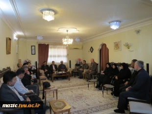 دیدار صمیمانه سرپرست دانشگاه ملی مهارت مازندران با خانواده شهیدان امیرحسین مهدوی و احسان تقوی 2