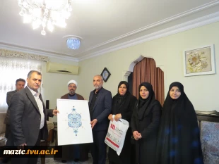دیدار صمیمانه سرپرست دانشگاه ملی مهارت مازندران با خانواده شهیدان امیرحسین مهدوی و احسان تقوی 5