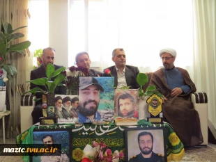 دیدار صمیمانه سرپرست دانشگاه ملی مهارت مازندران با خانواده شهیدان امیرحسین مهدوی و احسان تقوی 6