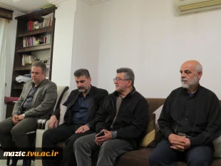 دیدار صمیمانه سرپرست دانشگاه ملی مهارت مازندران با خانواده شهیدان امیرحسین مهدوی و احسان تقوی 7