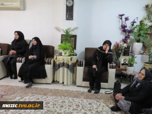 دیدار صمیمانه سرپرست دانشگاه ملی مهارت مازندران با خانواده شهیدان امیرحسین مهدوی و احسان تقوی 9
