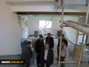 بازدید سرپرست دانشگاه ملی مهارت مازندران از پروژه در حال تکمیل ساختمان اداری دانشگاه 2