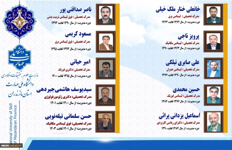 روسای قبلی