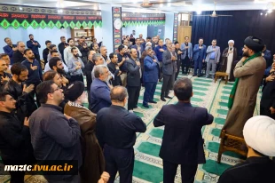 حضور مسئولین دانشگاه ملی مهارت استان مازندران در مراسم عزاداری دفتر نماینده ولی فقیه در مازندران 5
