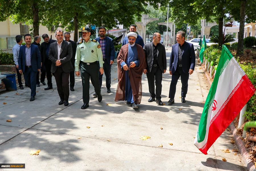 بازدید فرمانده نیروی  انتظامی مازندران از دانشگاه ملی مهارت استان مازندران 4
