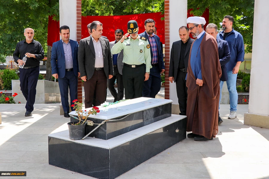 بازدید فرمانده نیروی  انتظامی مازندران از دانشگاه ملی مهارت استان مازندران 5