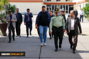 بازدید فرمانده نیروی  انتظامی مازندران از دانشگاه ملی مهارت استان مازندران 8