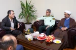 بازدید فرمانده نیروی  انتظامی مازندران از دانشگاه ملی مهارت استان مازندران 11