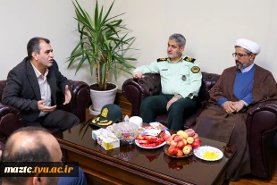 بازدید فرمانده نیروی  انتظامی مازندران از دانشگاه ملی مهارت استان مازندران 11