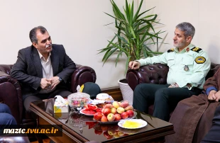 بازدید فرمانده نیروی  انتظامی مازندران از دانشگاه ملی مهارت استان مازندران 14