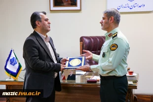 بازدید فرمانده نیروی  انتظامی مازندران از دانشگاه ملی مهارت استان مازندران 19