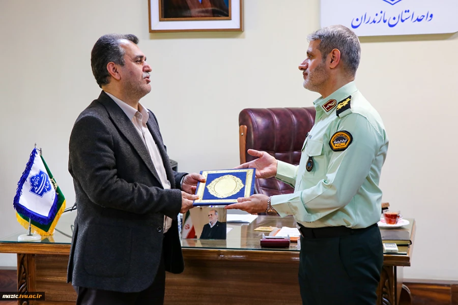 بازدید فرمانده نیروی  انتظامی مازندران از دانشگاه ملی مهارت استان مازندران 19
