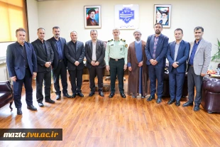 بازدید فرمانده نیروی  انتظامی مازندران از دانشگاه ملی مهارت استان مازندران 21