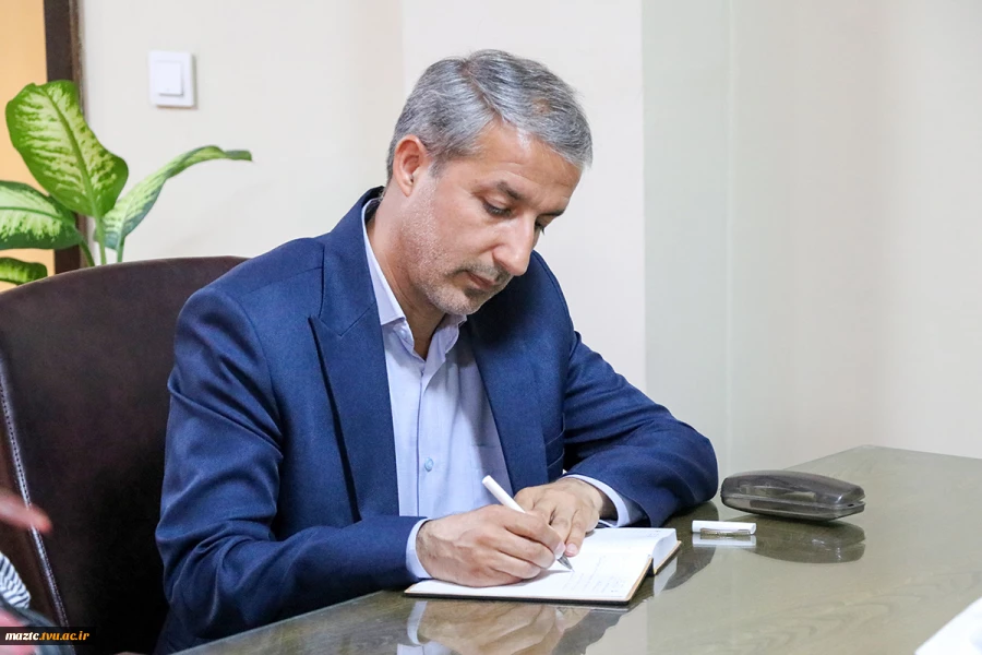 بازدید مدیرکل دفتر امور فنی و نظارت بر طرح های عمرانی از دانشگاه ملی مهارت استان مازندران 6