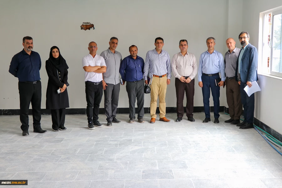 بازدید مدیرکل دفتر امور فنی و نظارت بر طرح‌های عمرانی از دانشگاه ملی مهارت استان مازندران 10