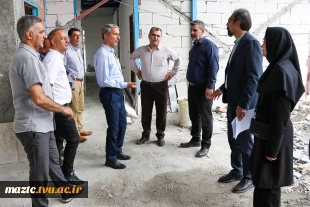 بازدید مدیرکل دفتر امور فنی و نظارت بر طرح‌های عمرانی از دانشگاه ملی مهارت استان مازندران 11
