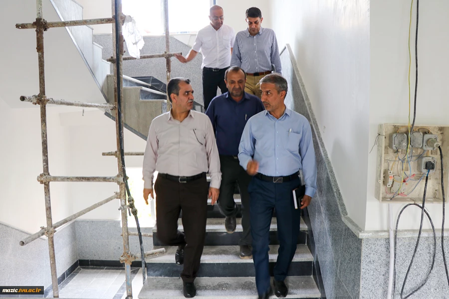 بازدید مدیرکل دفتر امور فنی و نظارت بر طرح‌های عمرانی از دانشگاه ملی مهارت استان مازندران 12