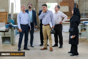 بازدید مدیرکل دفتر امور فنی و نظارت بر طرح‌های عمرانی از دانشگاه ملی مهارت استان مازندران 13