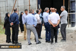 بازدید مدیرکل دفتر امور فنی و نظارت بر طرح‌های عمرانی از دانشگاه ملی مهارت استان مازندران 20