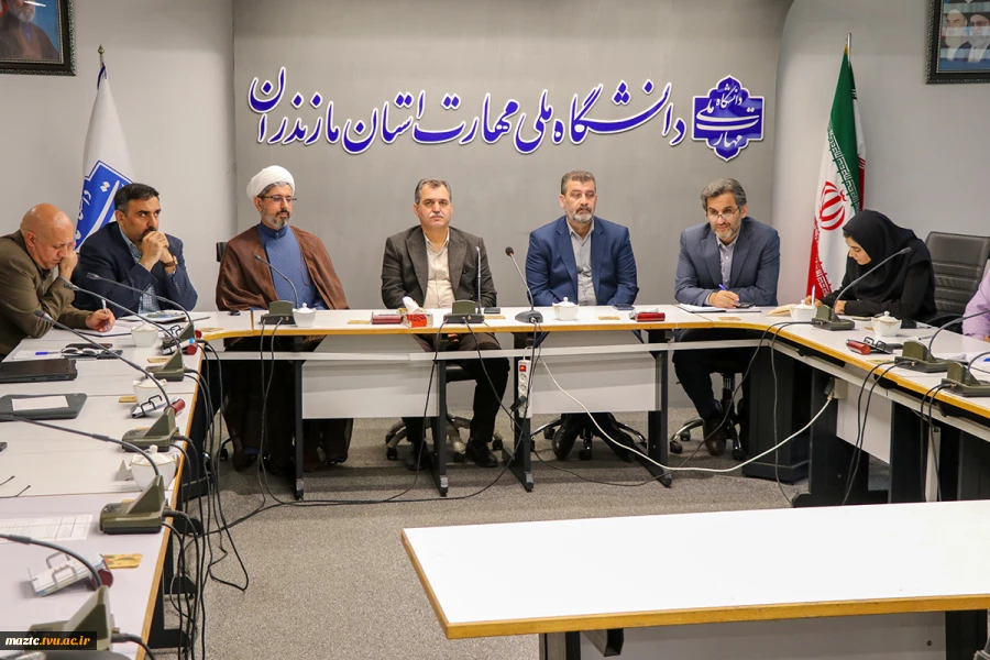 جلسه رؤسای ادارت دانشگاه ملی مهارت استان مازندران 5