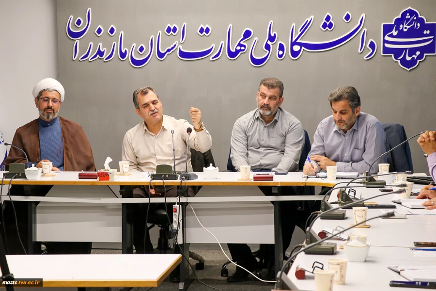 جلسه رؤسای ادارت دانشگاه ملی مهارت استان مازندران 9