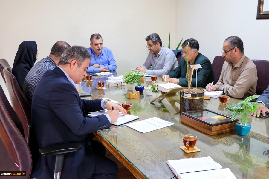 جلسه هیئت‌رئیسه دانشگاه ملی مهارت استان مازندران 8