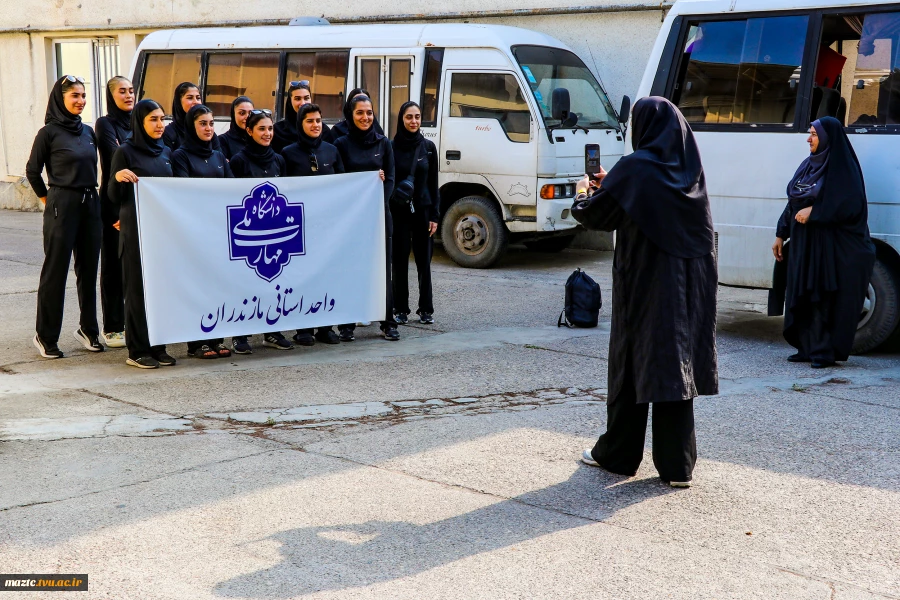 بدرقه تیم والیبال دانشجویان دانشگاه اعزامی به المپیاد ورزشی وزارت عتف 9