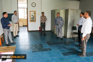 بازدید سرپرست دانشگاه از آمادگی برای شروع سال تحصیلی 12