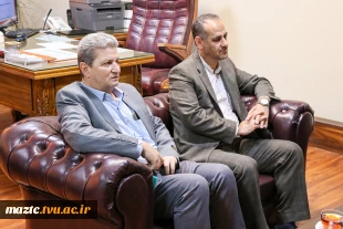 دیدار فرمانده بسیج ادارات و کارمندان با سرپرست دانشگاه ملی و مهارت مازندران 5
