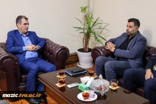 دیدار فرمانده بسیج ادارات و کارمندان با سرپرست دانشگاه ملی و مهارت مازندران 6