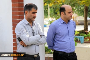 آغاز سال تحصیلی با غبارروبی مزار و ادای احترام به شهید خوش‌نام دانشگاه 9