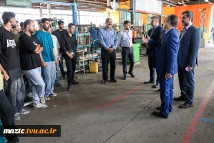بازدید سرپرست دانشگاه ملی مهارت مازندران از شروع کارگاه‌ها و کلاس‌های حضوری 4