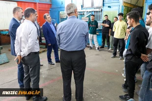 بازدید سرپرست دانشگاه ملی مهارت مازندران از شروع کارگاه‌ها و کلاس‌های حضوری 5