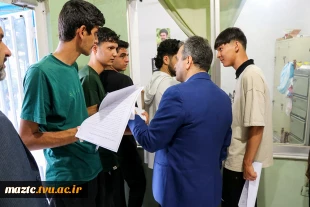 بازدید سرپرست دانشگاه ملی مهارت مازندران از شروع کارگاه‌ها و کلاس‌های حضوری 12