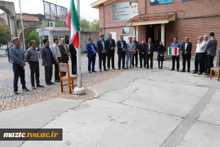 برگزاری مراسم پرچم در دانشگاه ملی مهارت استان مازندران 7