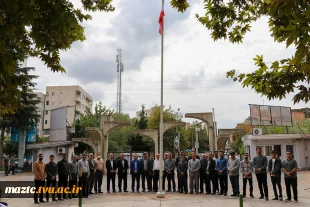 برگزاری مراسم پرچم در دانشگاه ملی مهارت استان مازندران 14