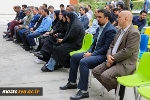 مراسم گرامیداشت هفته دفاع مقدس در یادمان شهید خوش‌نام دانشکده ساری 6