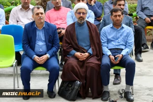 مراسم گرامیداشت هفته دفاع مقدس در یادمان شهید خوش‌نام دانشکده ساری 14