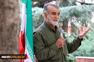مراسم گرامیداشت هفته دفاع مقدس در یادمان شهید خوش‌نام دانشکده ساری 15