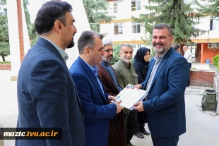 مراسم گرامیداشت هفته دفاع مقدس در یادمان شهید خوش‌نام دانشکده ساری 23