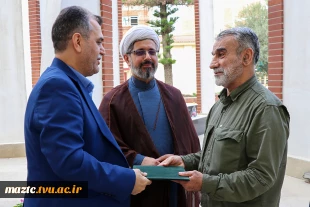 مراسم گرامیداشت هفته دفاع مقدس در یادمان شهید خوش‌نام دانشکده ساری 25