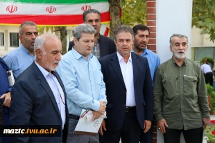 مراسم گرامیداشت هفته دفاع مقدس در یادمان شهید خوش‌نام دانشکده ساری 27
